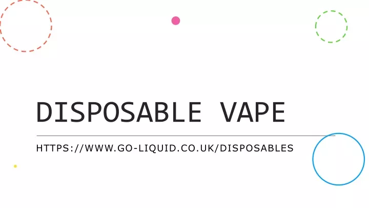 disposable vape