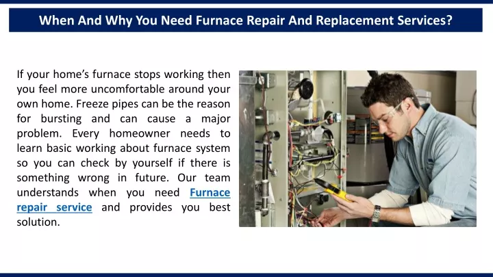 when and why you need furnace repair