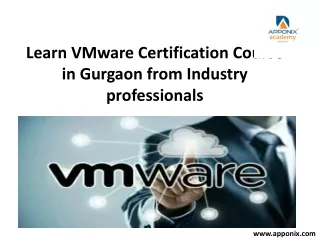 vm ware training