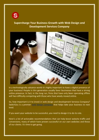 supercharge your business growth with web design