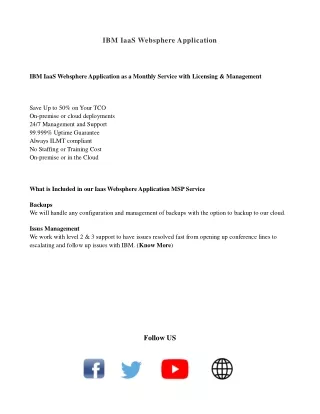 ibm iaas websphere application