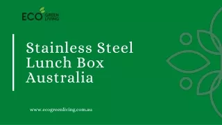 Stainless Steel Lunch Box Australia