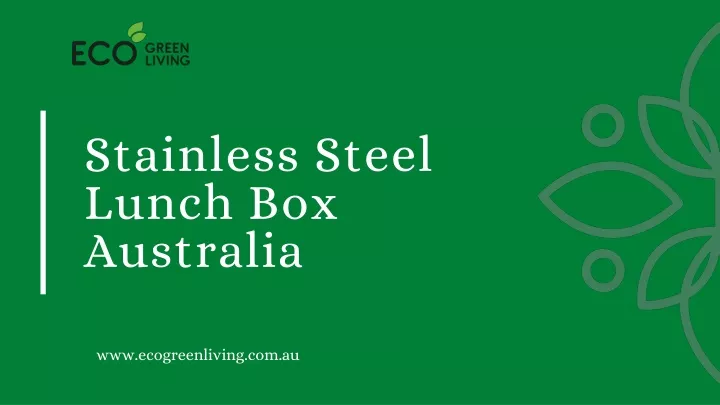 stainless steel lunch box australia