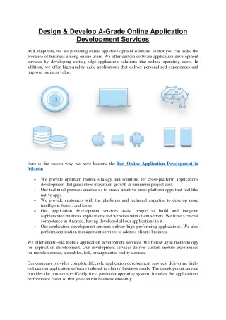 design develop a grade online application