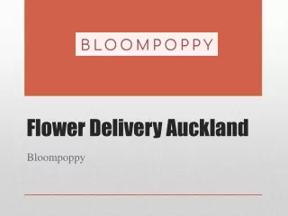 Flower Delivery Company Auckland