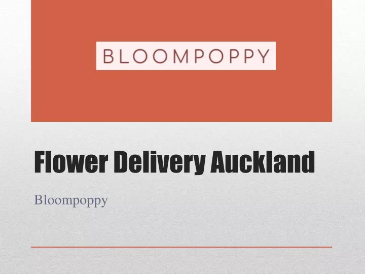 flower delivery auckland