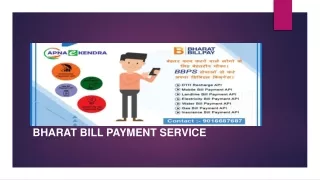 bharat bill payment service