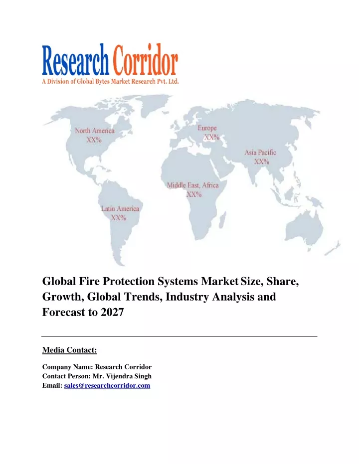 global fire protection systems market size share