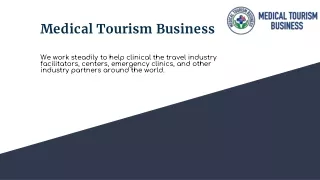 Medical Tourism Online Course With Certification