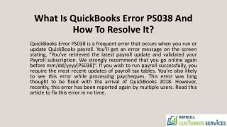 what is quickbooks error ps038 and how to resolve it