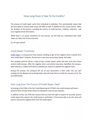 How Long Does It Take To Fix Credits-converted-converted