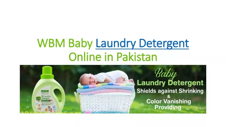 wbm baby laundry detergent online in pakistan