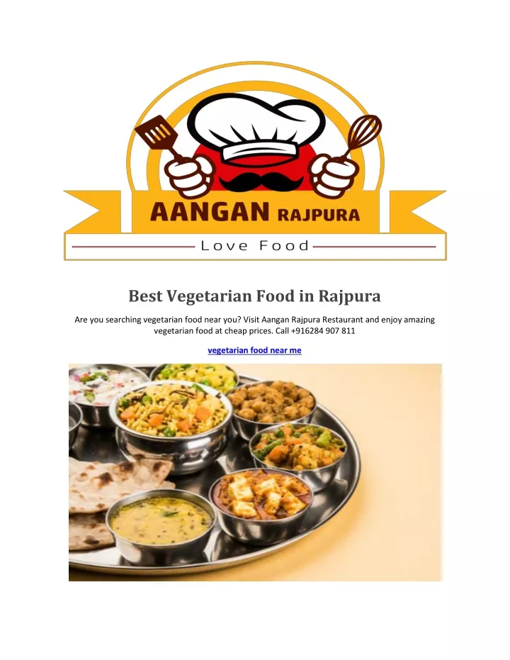 best vegetarian food in rajpura