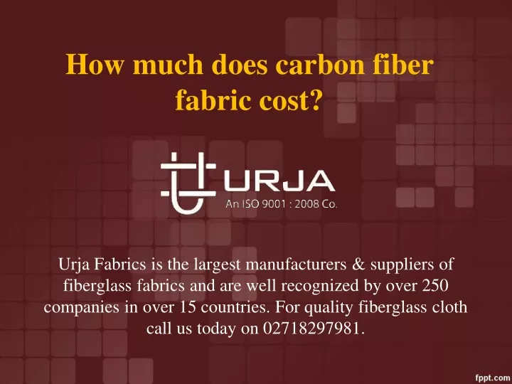 how much does carbon fiber fabric cost