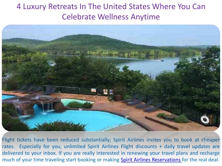 4 luxury retreats in the united states where
