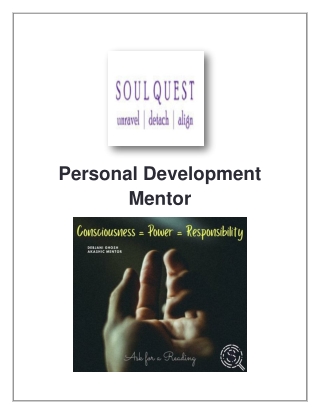 Soul Quest | Personal Growth Mentor | Akashic Reader | Life Coach