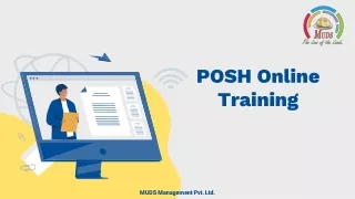 Posh Online Training - Muds Management