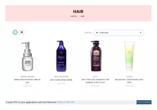 Buy hair care products and shampoo online in NZ