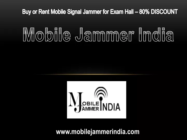 b uy or rent m obile s ignal j ammer for exam