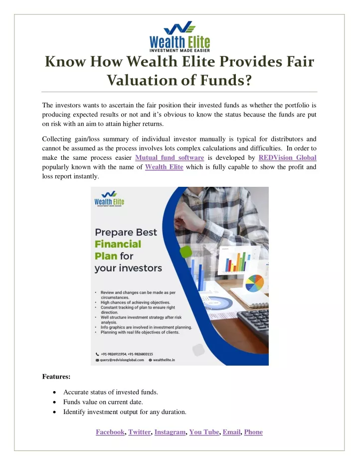 know how wealth elite provides fair valuation