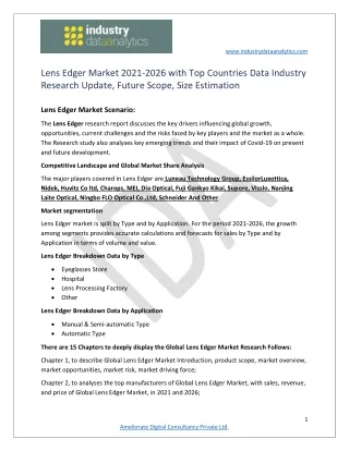 www industrydataanalytics com