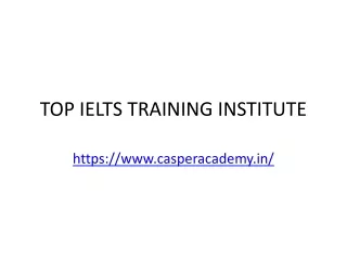 top ielts training institute