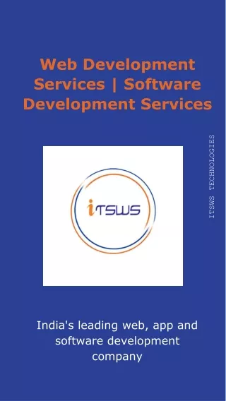 web development services software development