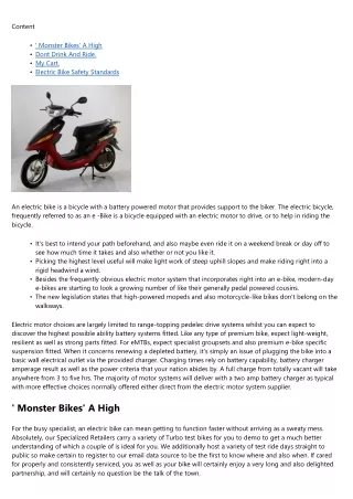Electric Bikes Perth