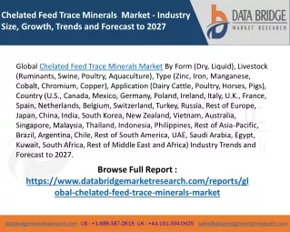 Chelated Feed Trace Minerals Market