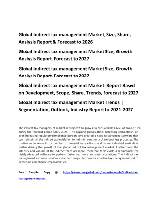 global indirect tax management market size share