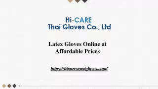 Buy Latex Gloves Online at Affordable Prices