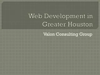 web development in greater houston