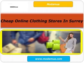 Cheap Online Clothing Stores In Surrey