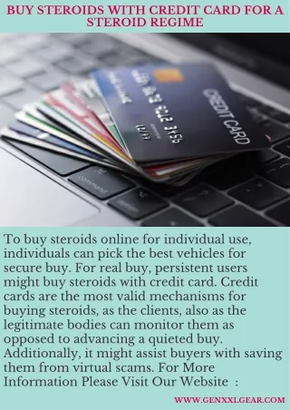 Buy Steroids With Credit Card For A Steroid Regime