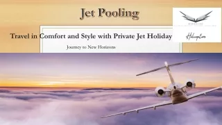 Private Jet Holidays