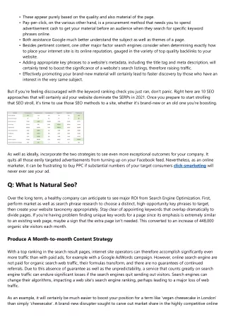 Natural Search Engine Result