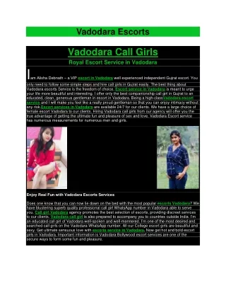 vadodara escorts