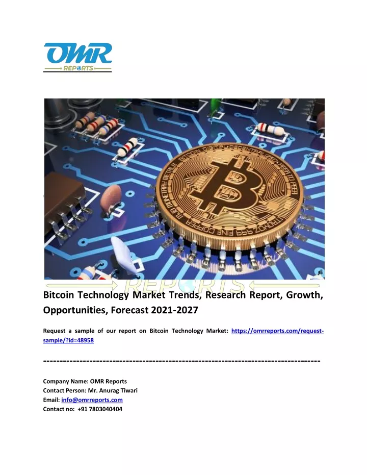 bitcoin technology market trends research report