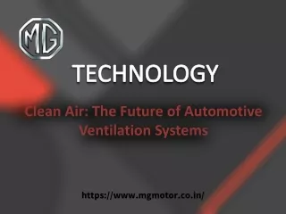 Clean Air The Future of Automotive Ventilation Systems