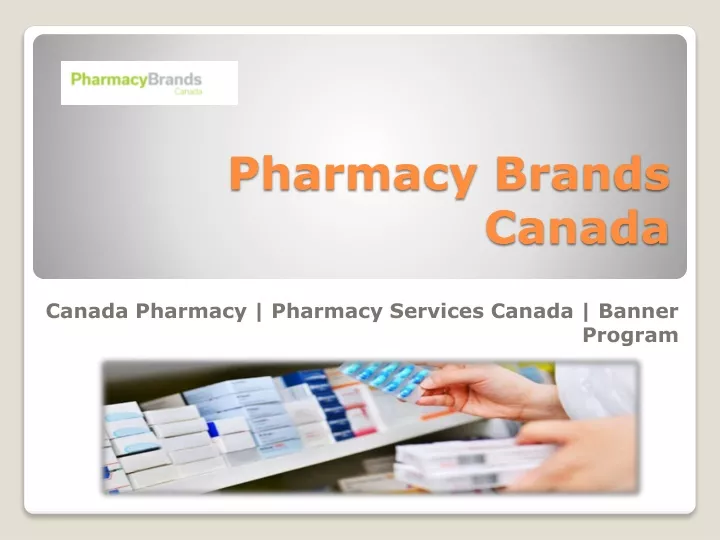 pharmacy brands canada