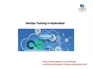 DevOps Training In Hyderabad - Master in Jenkins, Dockers - Request Demo Class