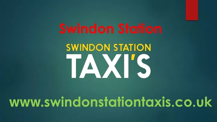 swindon station www swindonstationtaxis co uk