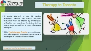 What are the Benefits of Psychotherapy Toronto?