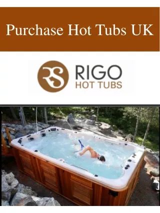 Purchase Hot Tubs UK
