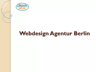 webdesign agentur berlin