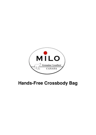 hands free crossbody bag