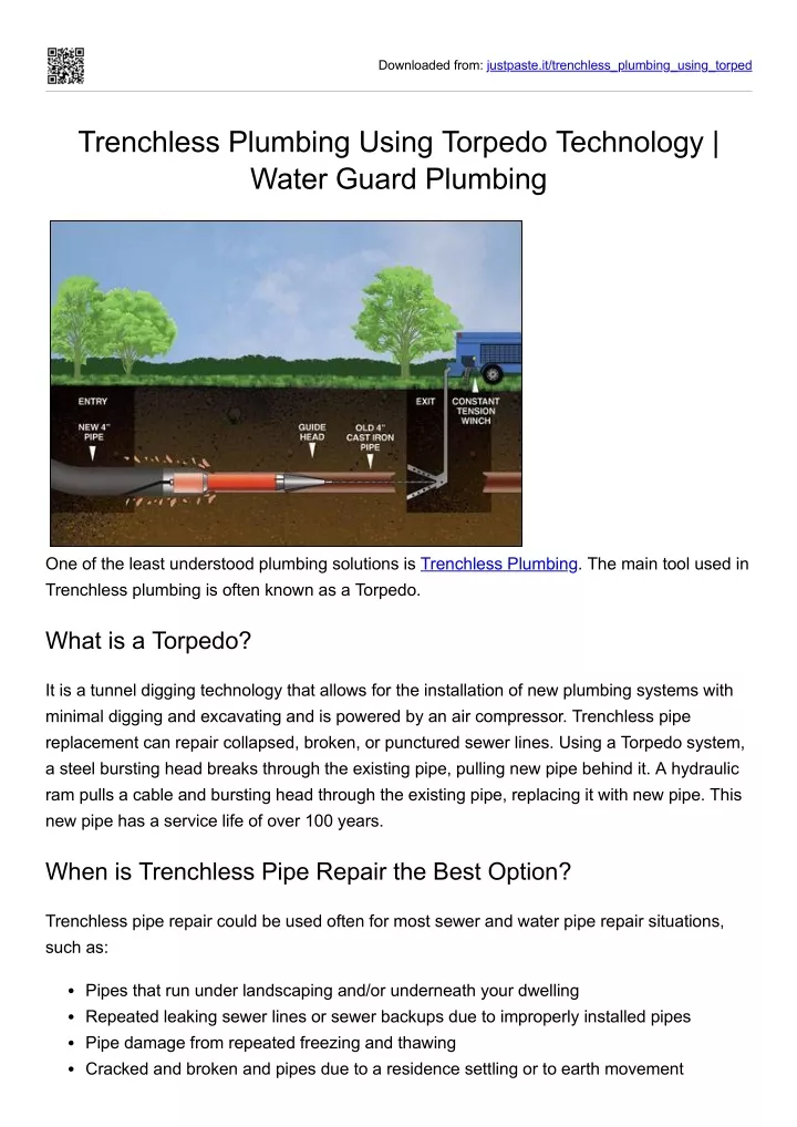 downloaded from justpaste it trenchless plumbing