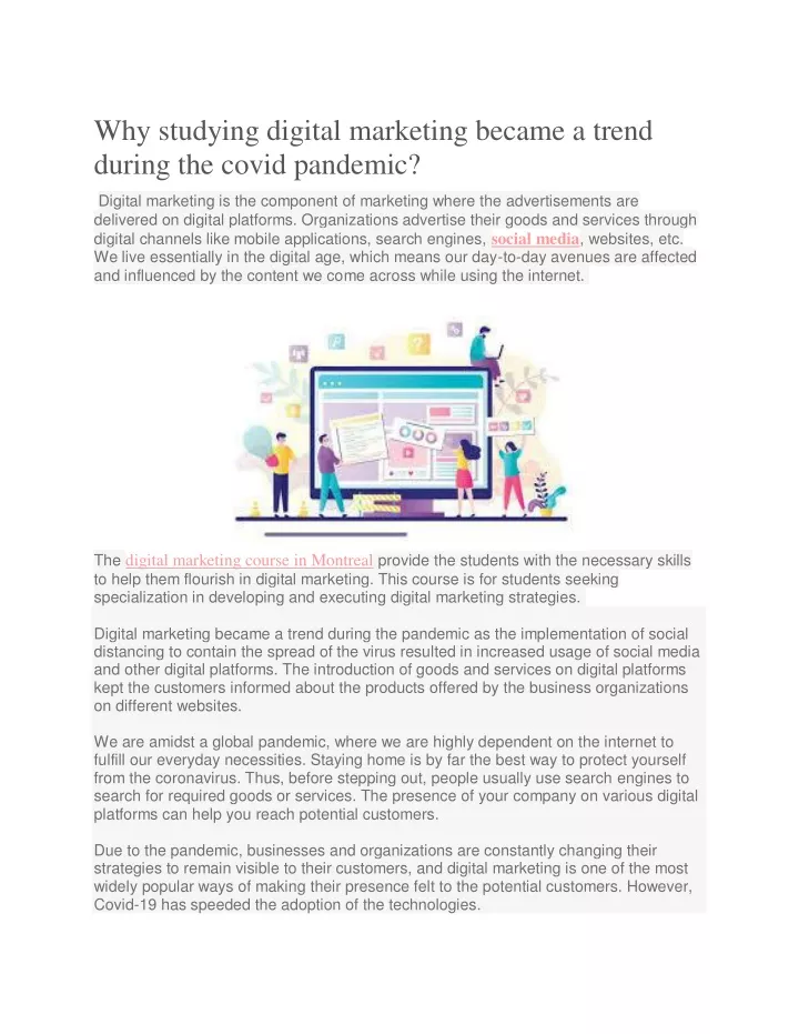 why studying digital marketing became a trend