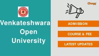 venkateshwara open university