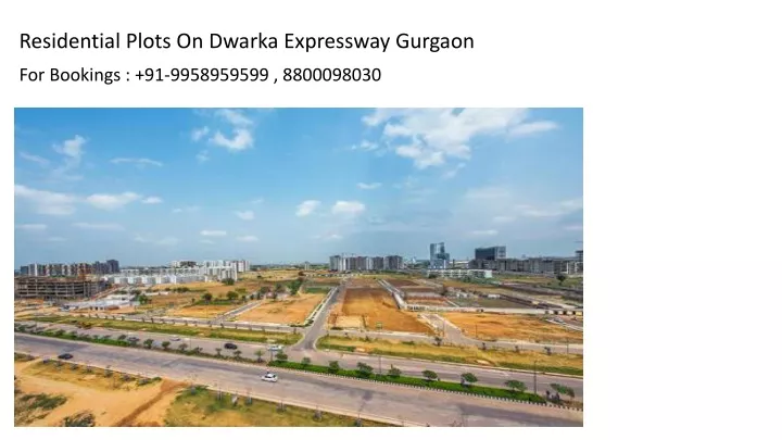 residential plots on dwarka expressway gurgaon